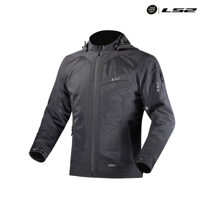 LS2 Bolton Air Jacket Black – เสื้อการ์ดขี่มอเตอร์ไซค์