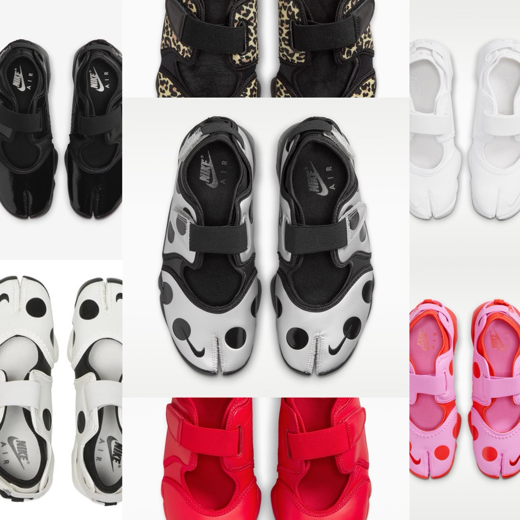 รองเท้า Nike air rift "polka dot" 🎡ของแท้(มีพร้อมส่ง/พรีรอบส่ง29มิย)🇯🇵หิ้วจากญี่ปุ่น รองเท้า Lisa ไนกี้ รองเท้าแฟชั่น