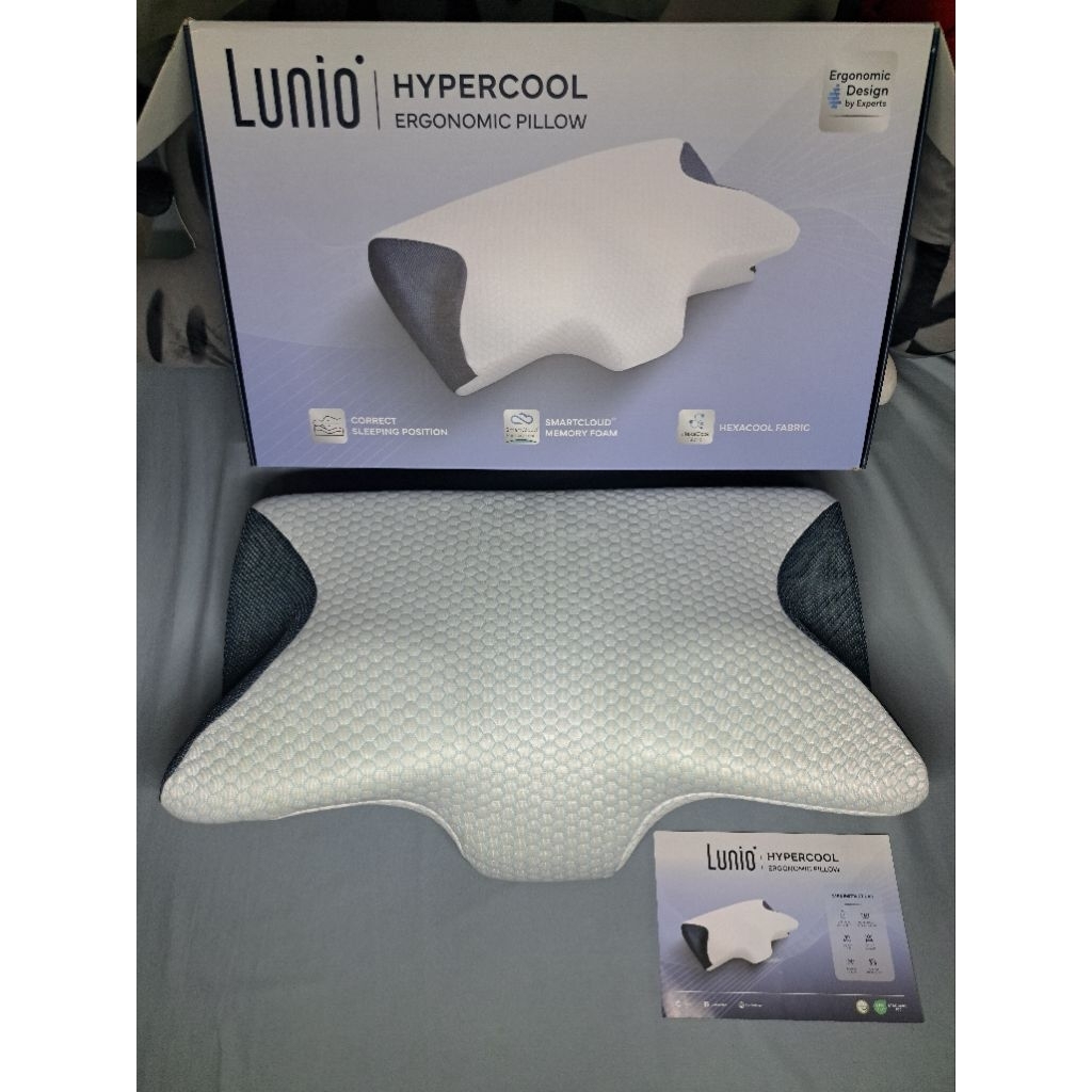หมอนนอนรองรับสรีระ Lunio รุ่น Hypercool ergonomic