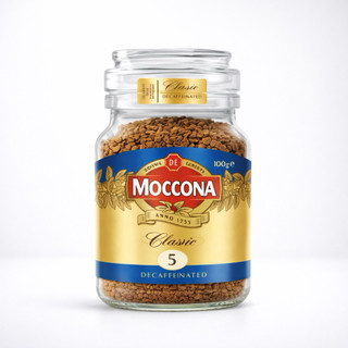 ( Exp2027)กาแฟสกัดคาเฟอีน MOCCONA Decaf มอคโคน่า คลาสสิค ดีคาฟีเนตเตท กาแฟฟรีซดราย 100 กรัม