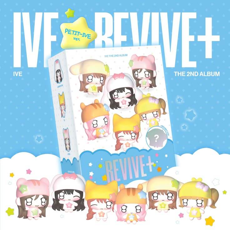 พร้อมส่ง 🩵 PETIT-IVE ver. 🩵 IVE THE 2ND ALBUM REVIVE+ อัลบั้ม ตุ๊กตาน้องไอบึ มีตัว secret