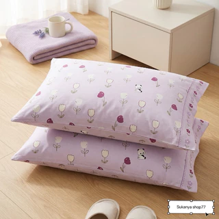 Pillow case ปลอกหมอนหนุน 2 ชิ้น ผ้าcotton อย่างดี ไม่เป็นขุย ส่งไว 1-3 ได้รับ พร้อมส่ง✅