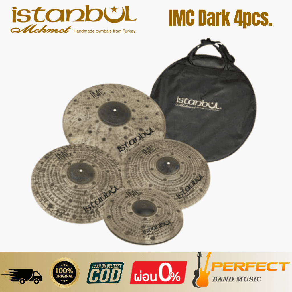 ฉาบกลองชุด Istanbul Mehmet IMC DARK 4PCS CYMBAL SET * กรุณาสอบถามก่อนสั่งซื้อ *