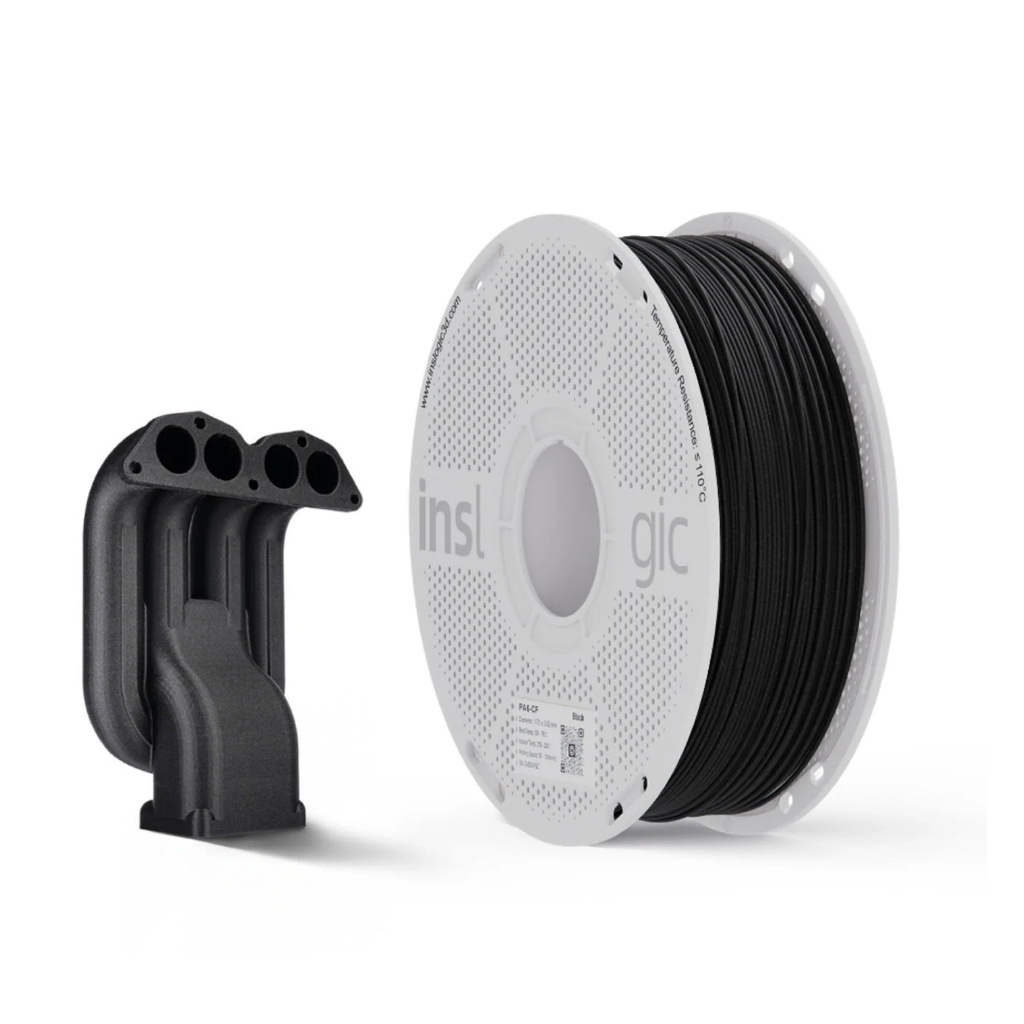 Inslogic PA6-CF Filament (Nylon + Carbon Fiber 20%) | ทนความร้อน 209°C | แข็งแรงสูง | 1.75mm สีดำ