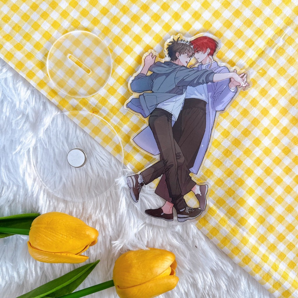(✅พร้อมส่ง) Standee Acrylic เต้นรำหมุนได้ Suo & Sakura : Wind Breaker