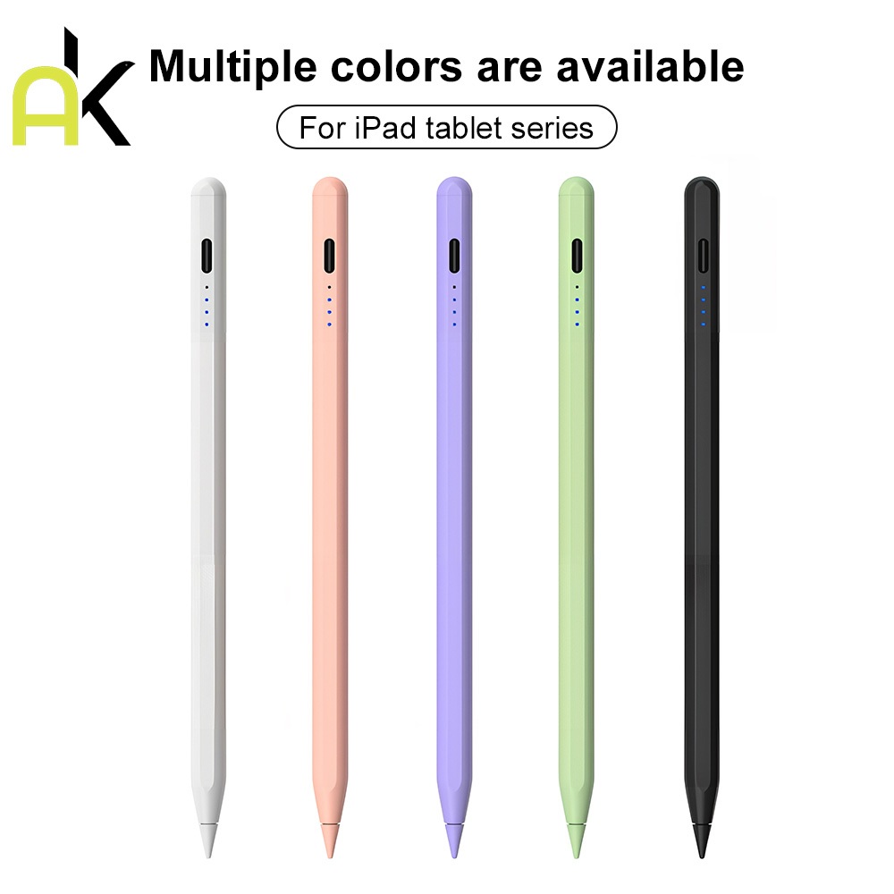 ปากกาใช้งานสำหรับไอแพด วางมือบนจอ+แรเงาได้ รุ่น ปากกาสไตลัส Stylus Pen Gen9/8/7/6 for iPad Air5 Air4 Mini6/5 Pro11/12.9