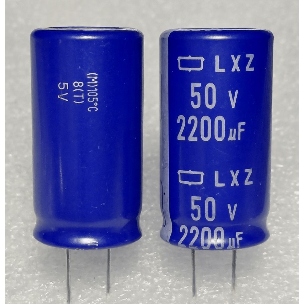 Nippon LXZ 2200uf 50v capacitor ตัวเก็บประจุ คาปาซิเตอร์