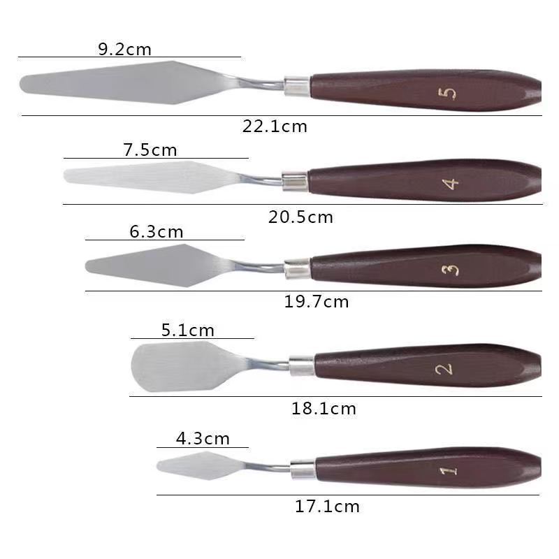ส่งฟรี เกรียงแต่งหน้าเค้ก สแตนเลสแท้ MAXIE รุ่น5IN1 เกรียงแต่งเค้ก สปาตูล่า ที่ปาดเค้ก ที่ปาดครีม เกรียงแต่งหน้า