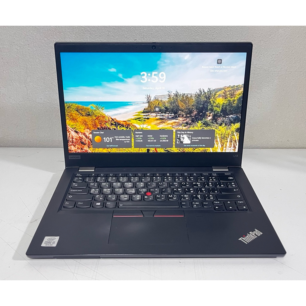 Lenovo L13 โน๊ตบุ๊ค Notebook มือสอง สภาพสวย Cpu Core i5 Gen10 Ram16G M.2 1000G จอ 13.3“ ips ฟรีเมาส์