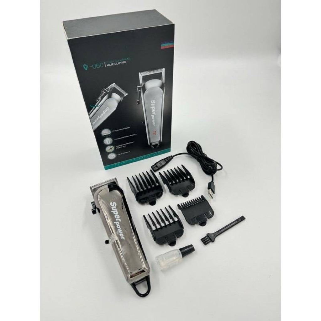 ปัตตะเลี่ยน V-060 ปัตตาเลื่ยนตัดผมไร้สาย  Hair Clipper