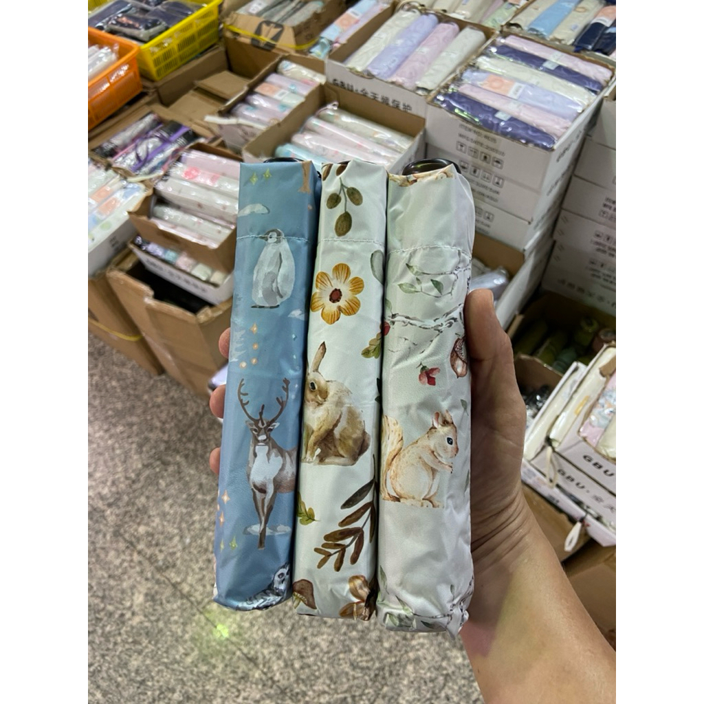 ร่มญี่ปุ่น🇯🇵 GBU ลายใหม่ 2026 🦌 Forest น้ำหนัก 138 กรัม อย่างดี กันแดด uv 100%
