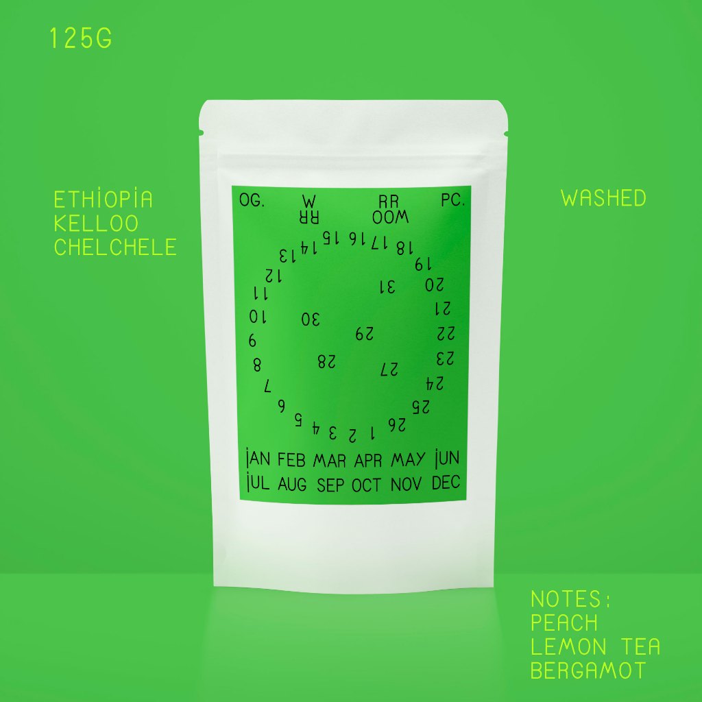 Wonderoom - เมล็ดกาแฟคั่วอ่อน Ethiopia Kelloo Chelchele (W) (Light Roast)