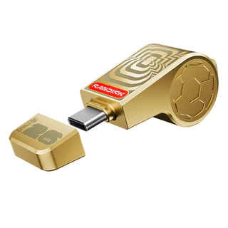 SANDISK USB-C Flash Drive: FWC FIFA 2026 Gold Edition USB 128GB Flashdrives (SDCZIA-128G-G46GLD)