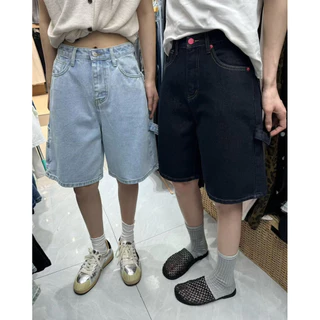 📍พร้อมส่ง📍FSY🇰🇷11102 Korea heart pocket shorts Denim jeans ขาสั้นยีน กระเป๋าหลังหัวใจน่ารักมาก ด้านหน้าเรียบๆทรง3ส่วน