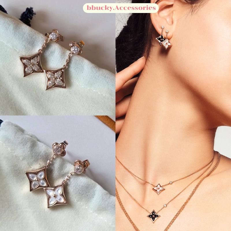 (L185 L186) ต่างหู L  ใส่ได้ทุกวัน ราคาถูกมีปั๊มแบรนด์  งานสวยคุณภาพดี ♡
