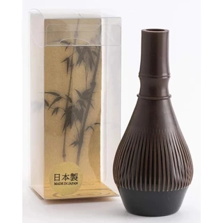 【Made in Japan】 เซ็ตแปรงชงชามัทฉะเรซิน Fugetsu Chasen ทนทาน พร้อมแท่นเก็บ Kusenaoshi