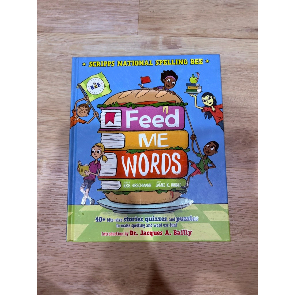 หนังสือเด็กภาษาอังกฤษ “Feed Me Words (Used book)
