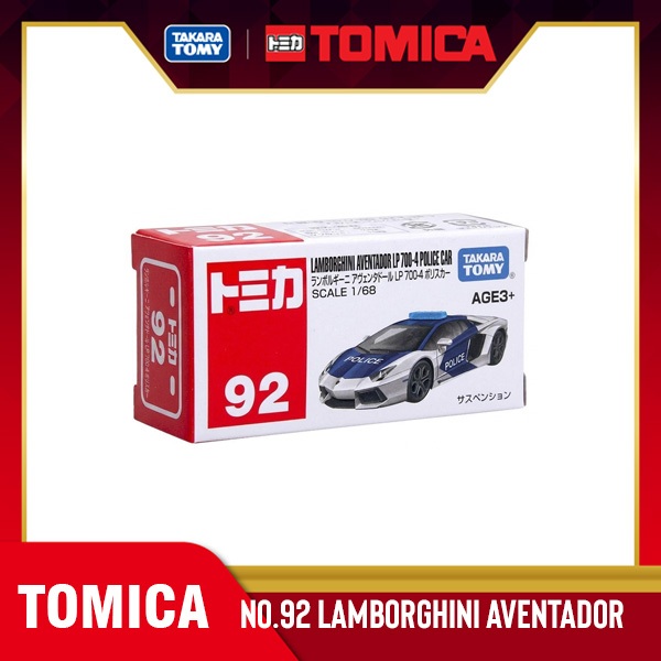 Takara Tomy โทมิก้า โมเดลรถ Tomica No.92 Lamborghini Aventador