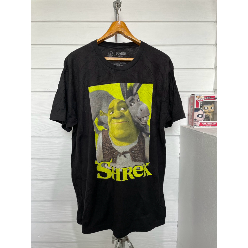 เสื้อภาพยนตร์มือสอง SHREK & DONKEY Size 2XL มือ2