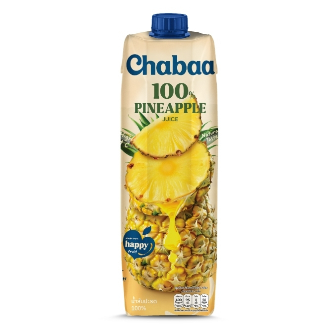 AFBS CHABAA Pineapple 100% ชบา น้ำสับปะรด 100% 1000ml. #1116043
