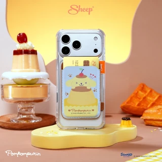 [MS Wallet Pompompurin] Pompompurin Collection MS Wallet ที่ใส่บัตรแม่เหล็กแปะหลังโทรศัพท์ สำหรับเคสแม่เหล็ก ปอมปอมปุริน