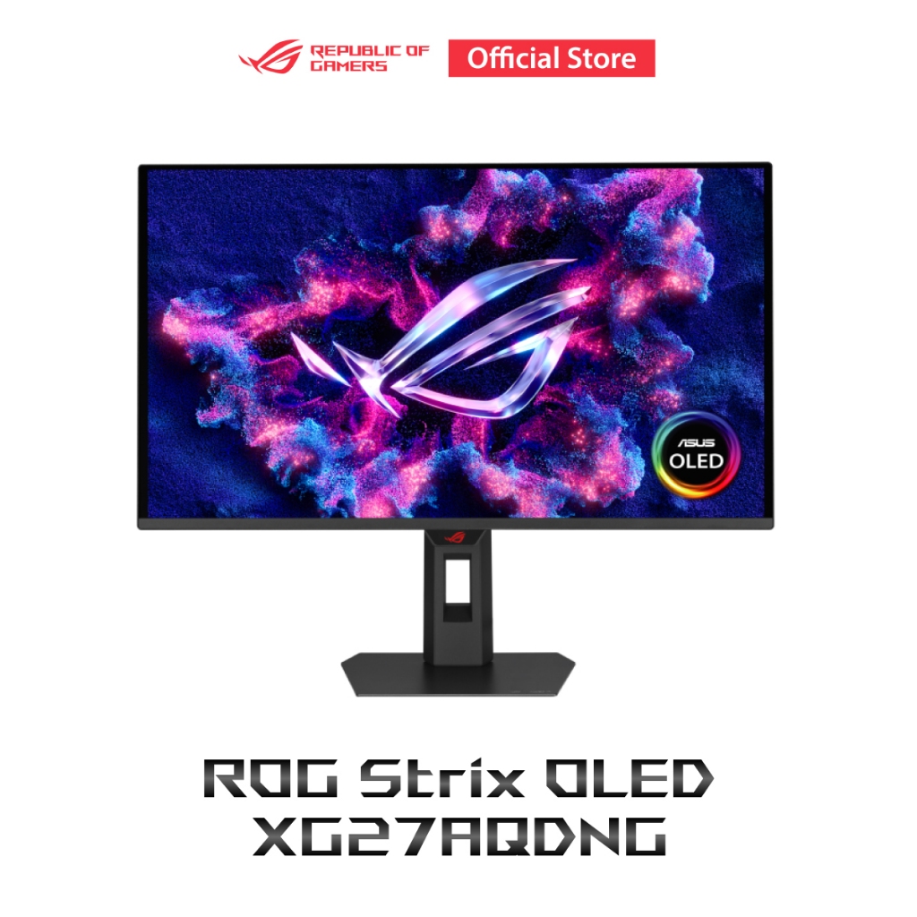 ASUS ROG Strix OLED XG27AQDNG Gaming Monitor 26.5", 1440p QD-OLED, 360Hz, 0.03ms
