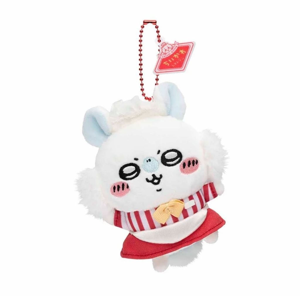 แท้🇯🇵 พร้อมส่ง‼️Chiikawa - Chiikawa Restaurant Hall Mascot Plush - Momonga (โมมงกะ)