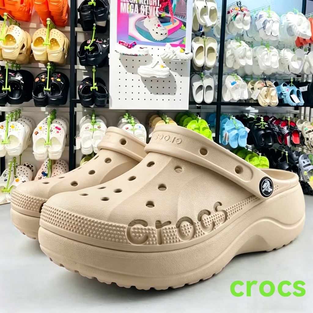 Crocs Classic Clog รองเท้าผู้หญิง แบบสวม ใส่สบายทุกวัย ไซส์ครบ