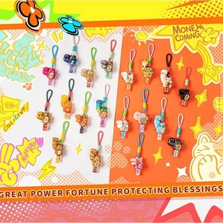 แบบจุ่ม💛พร้อมส่งในไทย🇹🇭 Great Power Fortune Cat Protecting Blessing - พวงกุญแจ ของแท้💯