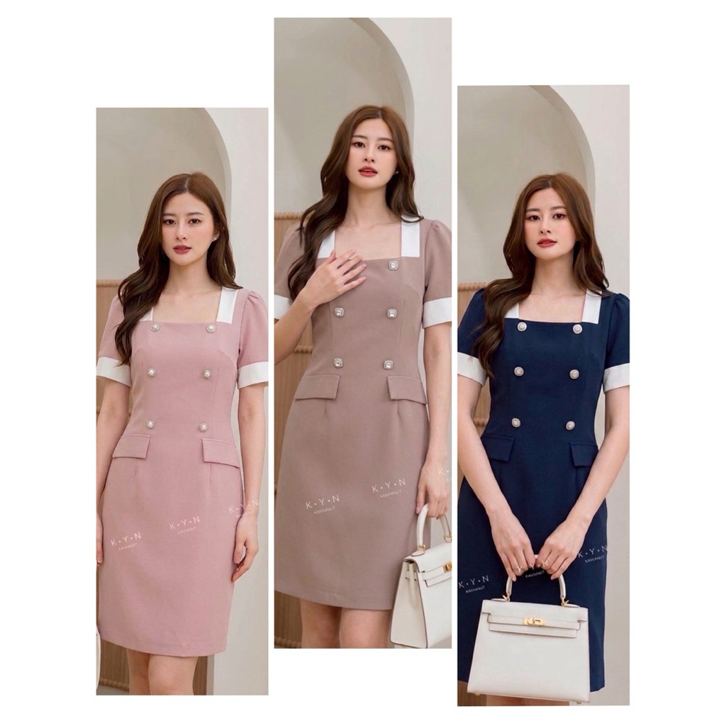 K•Y•N /New Dress ทำงาน ออกงาน TAG K•Y•N #5170