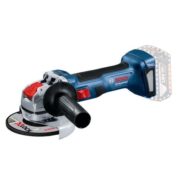 BOSCH เครื่องเจียร์ไร้สาย 5" GWX 180 LI 18V ระบบ X-LOCK มอเตอร์ Brushless