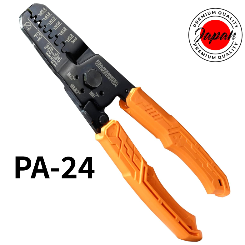 ENGINEER PA-24 Precision Crimping Pliers for Small and Medium-Sized Terminals (QI Connector Compatib