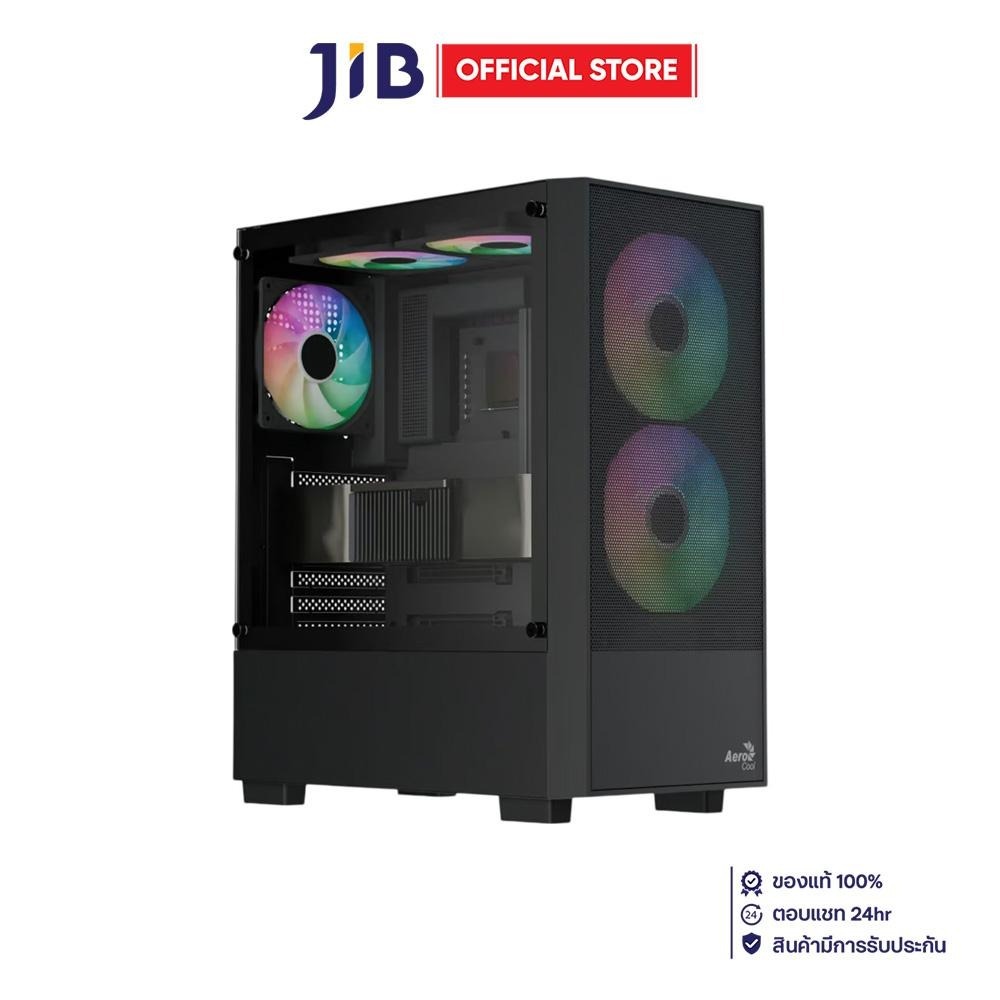CASE (เคส) AEROCOOL B508A FLOW - ATX BLACK