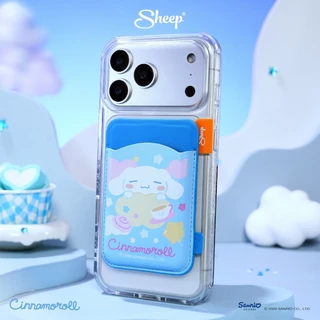 [MS Wallet Cinnamoroll] Cinnamoroll Collection MS Wallet ที่ใส่บัตรแม่เหล็กแปะหลังมือถือสำหรับเคสแม่เหล็ก ลายCinnamoroll