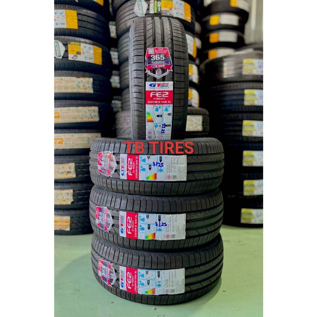 ยางรถยนต์ 235/55R18 FE2 EV READY (SUV) 104V XL // GT RADIAL (ยางใหม่ปี 2025)