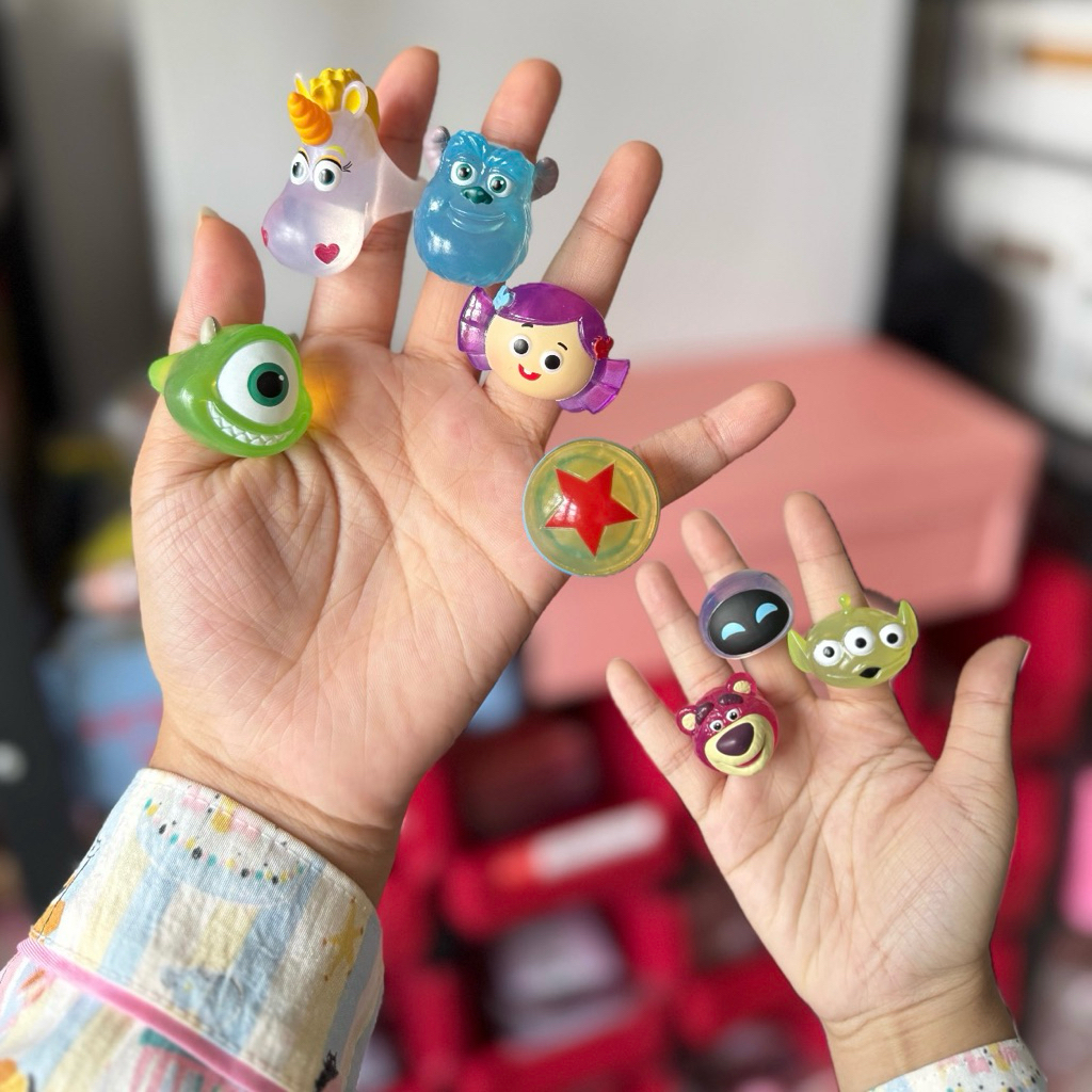 พร้อมส่ง 🍅 GSP-184 ( รายละเอียดภาพ 2 ) กาชาแหวน เพิ่มความน่ารัก ☁️ Monster inc