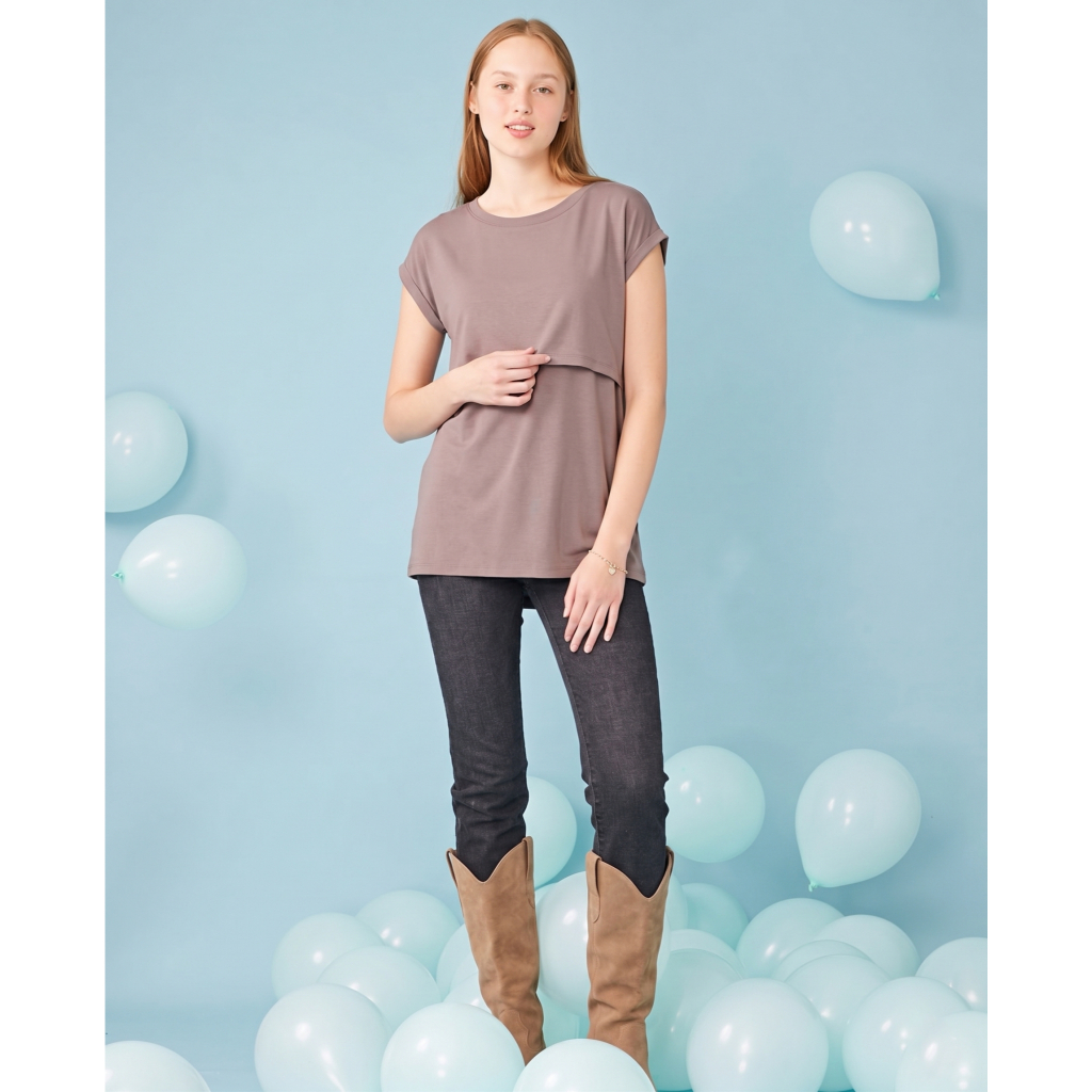 Nitan (นิทาน) เสื้อให้นมบุตร รุ่น Signature Top Maternity and Nursing Top