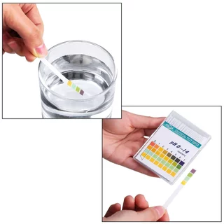 100 แท่งต่อกล่อง กระดาษวัดค่า PH กระดาษลิตมัส วัดค่ากรด-ด่าง PH 0-14 Test Paper กระดาษวัด pH ความแม่นยำสูง