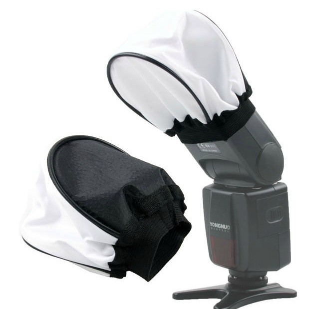Universal Camera Flash Diffuser Speedlite Softbox ซอฟบอค ซอฟผ้า แสงนุ่ม กระจายแสง ใช้กับแฟลชทุกรุ่น