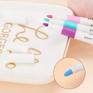ชุดปากกามาร์กเกอร์อะคริลิค 24/36/48/60/80/100/120 สี หมึกแห้งเร็ว สีสดใส ใช้งานได้หลากหลายวัสดุ