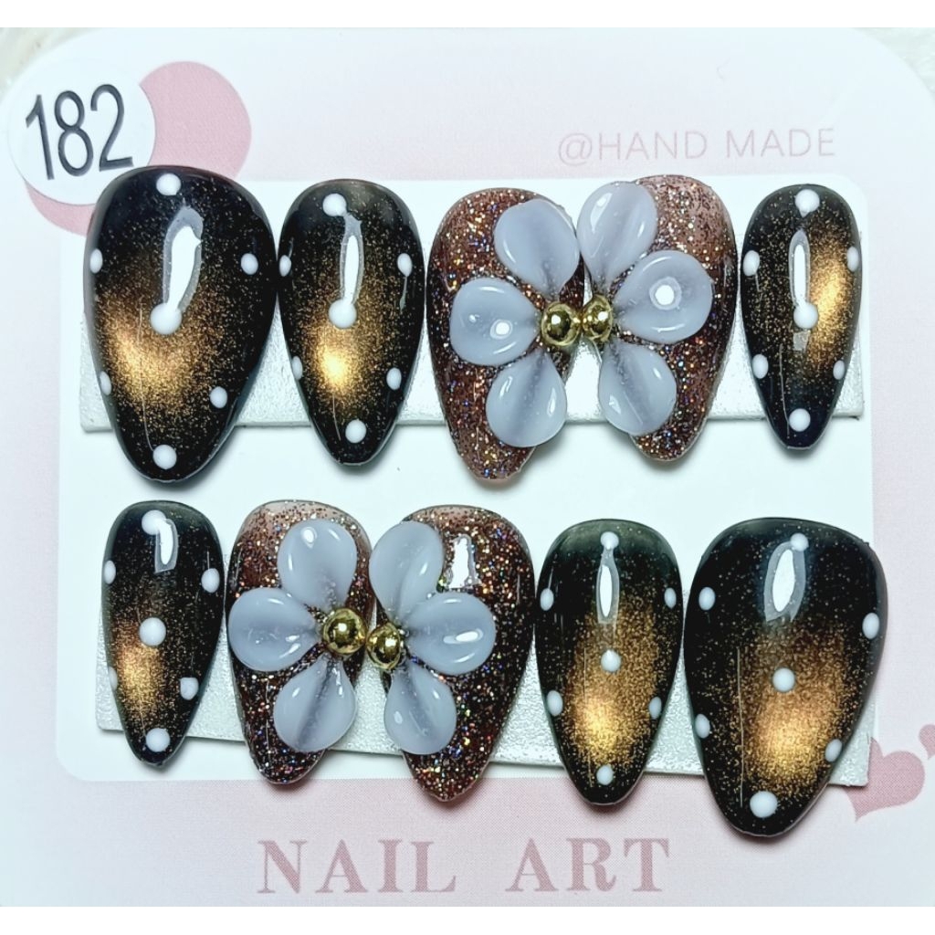 เล็บเจลแท้100%ทรงแหลมจิ๋วไซต์ M ถ่ายงานจริง รหัส สี แบบตามรูป ฟรีกาว+ตะไบ+แผ่นแอลกอฮอล์+ไม้ดันหนังชุดค่ะ