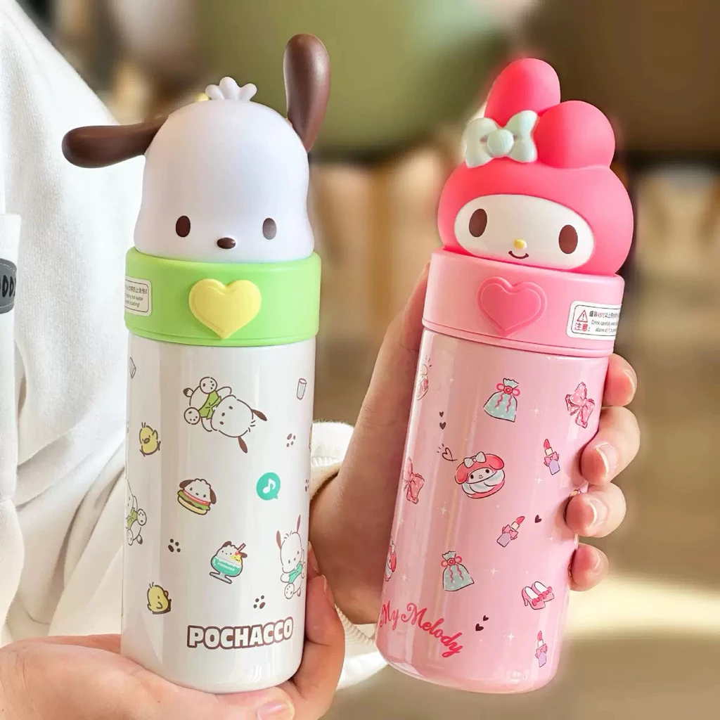 พร้อมส่ง!!2in1 กระติกน้ำเด็ก ขวดน้ำเด็ก กระบอกน้ำ พกพาไปโรงเรียนสะดวก วัสดุสแตนเลส 304 ราคาส่ง