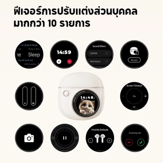 Edifier JoyBuds หูฟังไร้สาย พร้อมเคสชาร์จแบบอินเทอร์แอคทีฟ บลูทูธ V6.0 กันน้ำระดับ IP54 ใช้งานได้นาน 35 ชั่วโมง