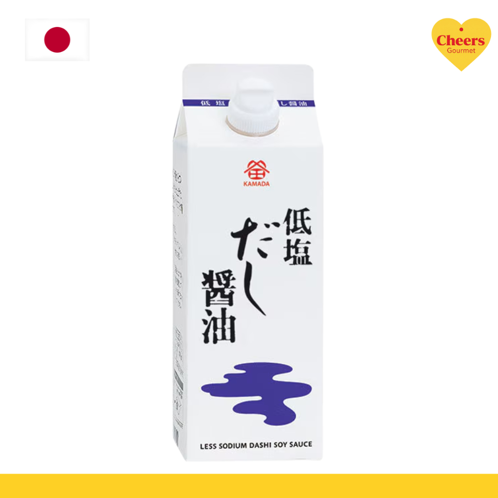 Kamada Soy Sauce Low Salt Soy Sauce l คามาดะ โชยุ สูตรลดโซเดียม 500ml.