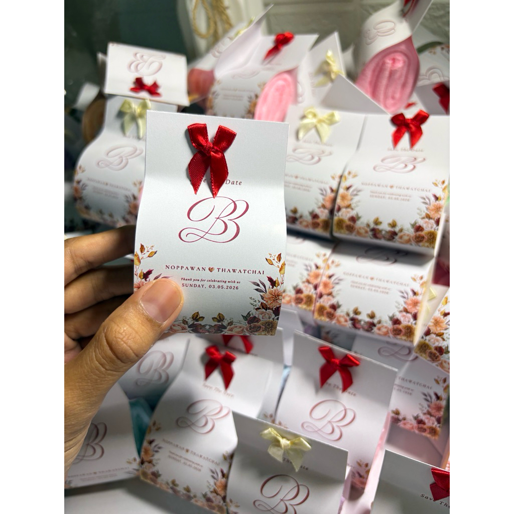 ของชำร่วย​ ผ้าขนหนู​ 30*30cm.​ ของชำร่วย​งานแต่ง​ งานขึ้นบ้านใหม่​ งานบวช​