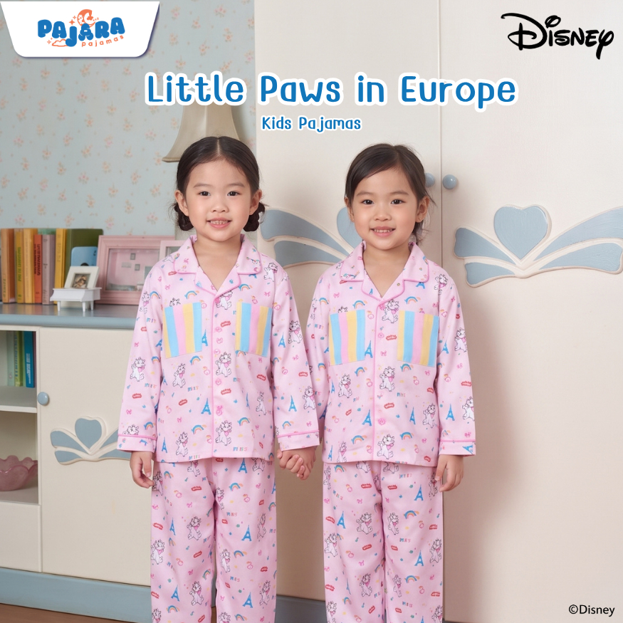 PAJARA ชุดนอนเด็ก Pajara Pajamas Collection : Little Paws in Europe  แบรนด์ PAJARA สำหรับเด็ก ราคา ถูกที่สุด ดีลบีเคเค แกลเลอรีภาพที่ 5