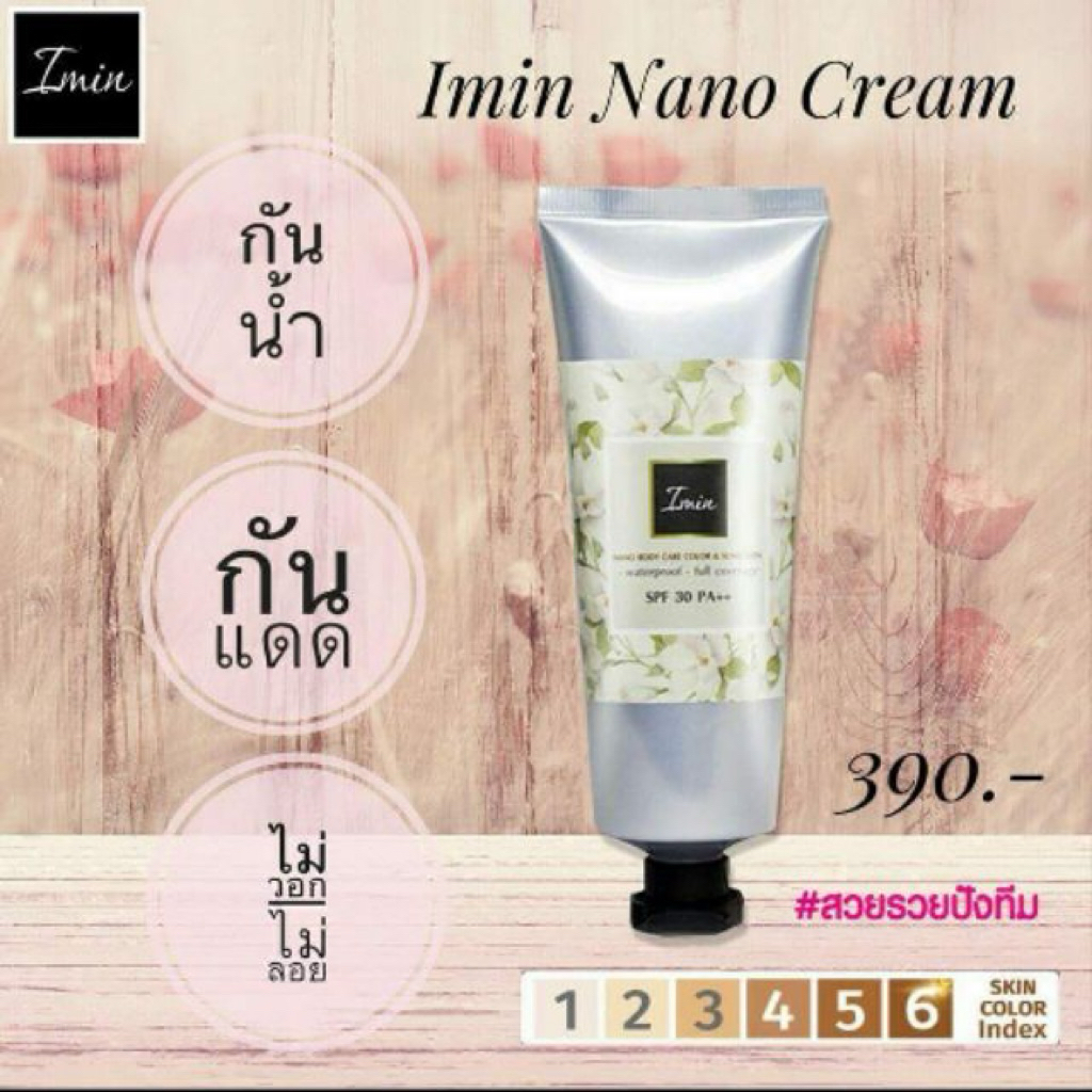 IMIN NANO BODY CARE COLOR & SUNSCREEN ครีมทาผิวนาโน