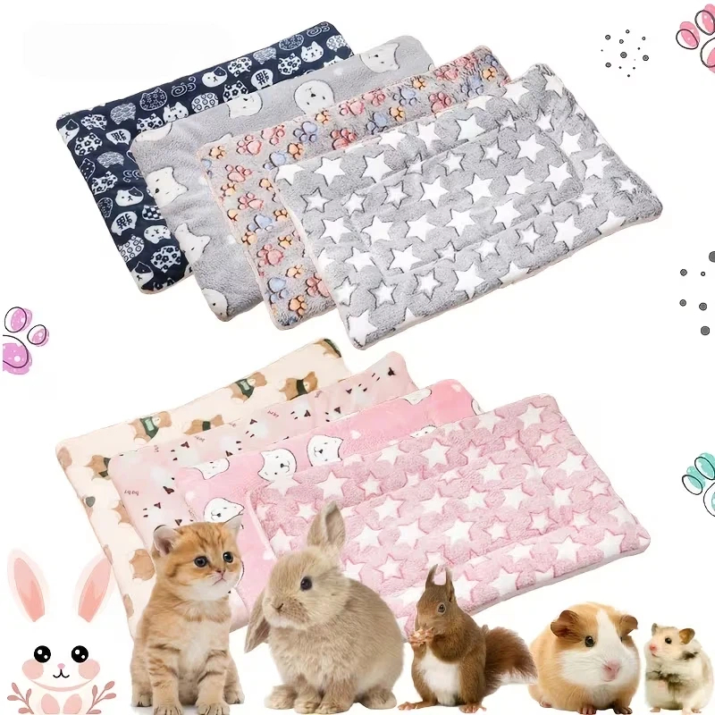 [พร้อมส่ง] แผ่นปูนอนสัตว์เลี้ยง ซักเครื่องได้ ที่นอนแมว ที่นอนหมา เบาะนอน ผ้ารองกรง พรมนอน ของใช้แมว