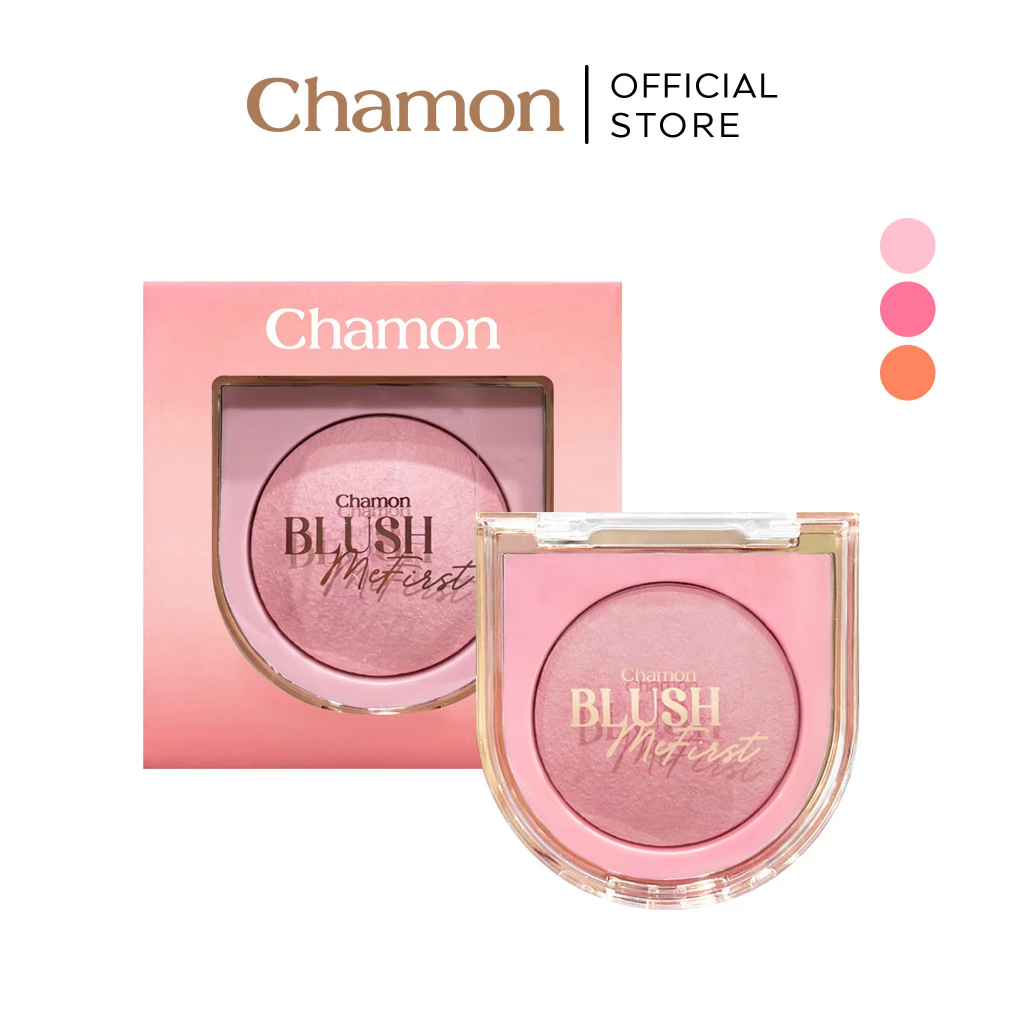 CHAMON Blush Me First บลัชออนแป้งคุกกี้ โทนหวาน ละมุน พร้อมส่ง 6.5g [CB155]