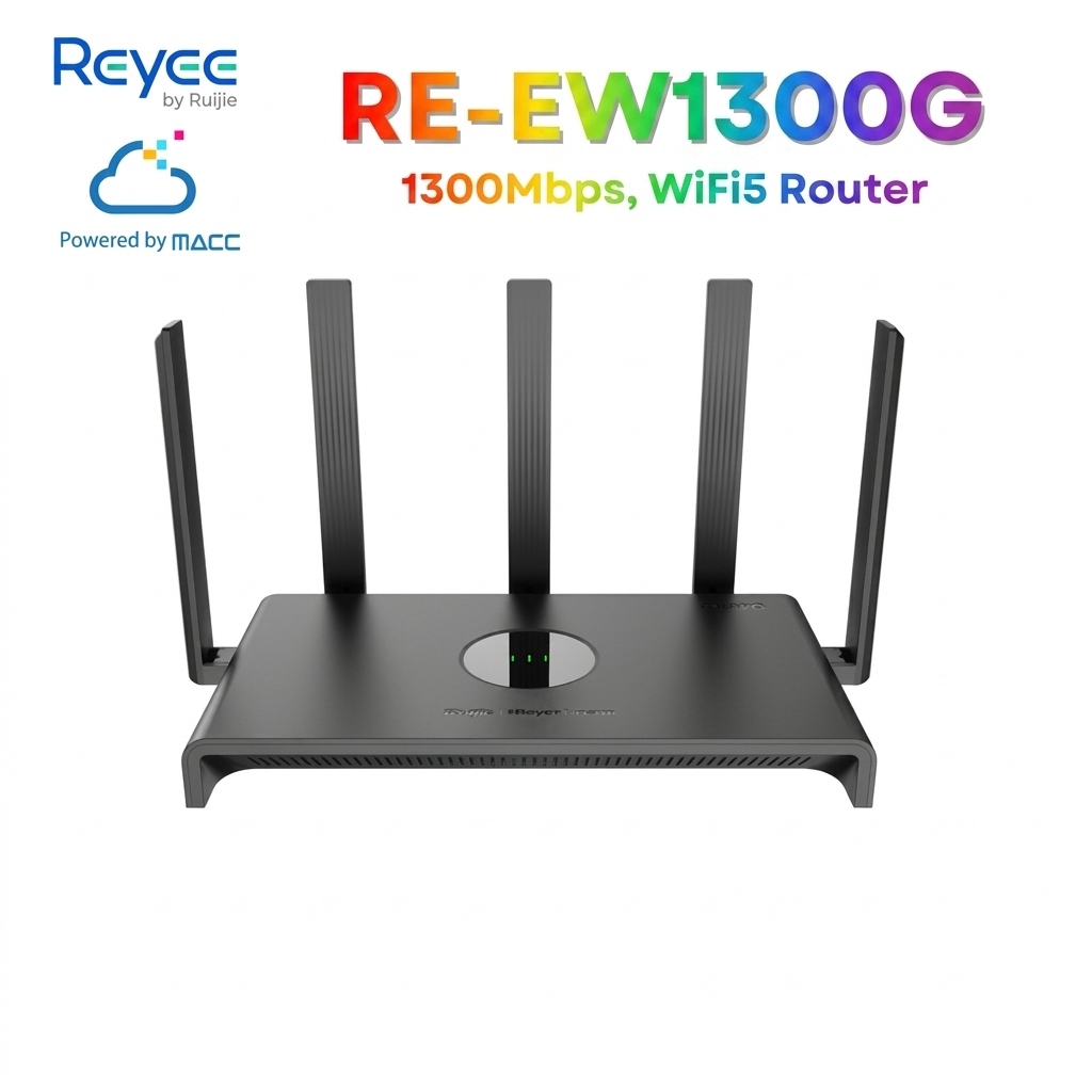 RUIJIE|REYEE  AC1300 Wi-Fi 5 Dual-Band Wireless Router รุ่น RG-EW1300G